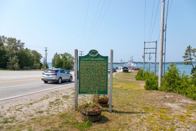Fort Drummond Marker. Click for full size. Fort Drummond Marker image. Click for full size.