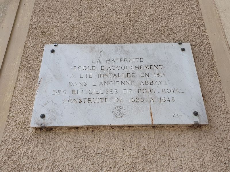 La Maternite Ecole d’Accouchement Marker. Click for full size. La Maternite Ecole d’Accouchement Marker image. Click for full size.