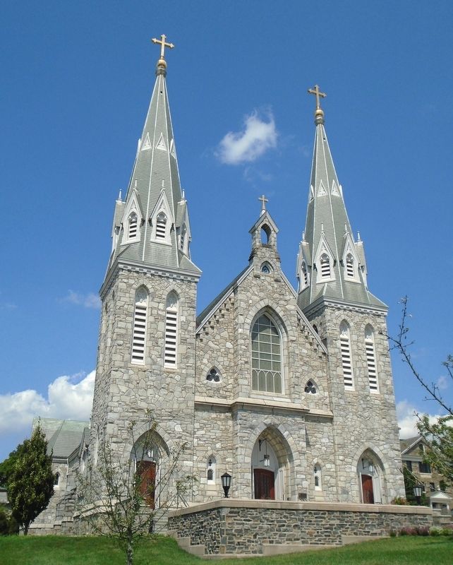 St. Thomas of Villanova Church and Marker image. Click for full size.