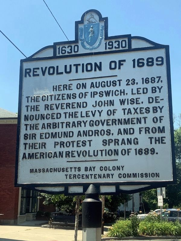 Revolution of 1689 Marker. Click for full size. Revolution of 1689 Marker image. Click for full size.