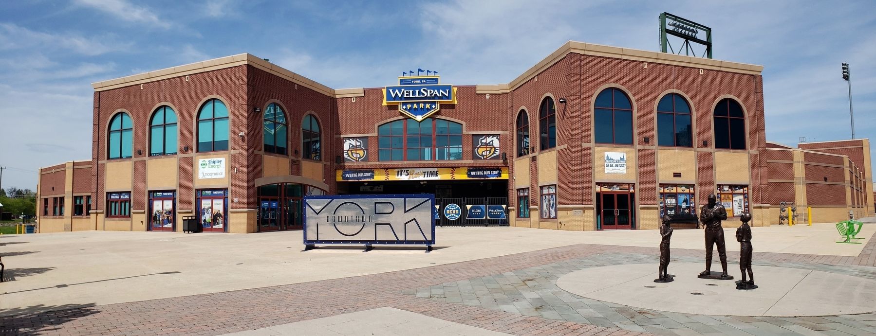 Brooks Robinson Plaza York Revolution Stadium. Click for full size. Brooks Robinson Plaza York Revolution Stadium image. Click for full size.