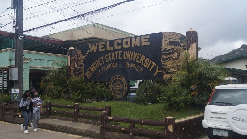 Benguet State University Welcome Sign. Click for full size. Benguet State University Welcome Sign image. Click for full size.