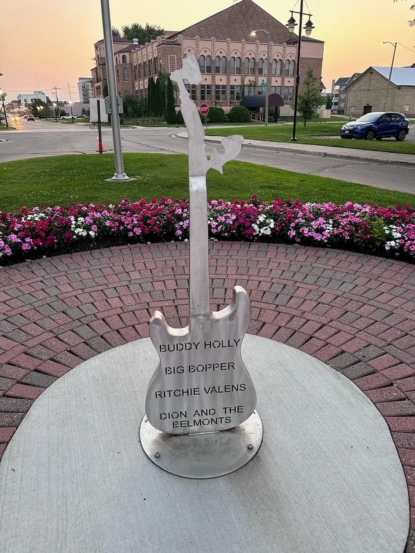 Back of memorial guitar image. Click for full size.