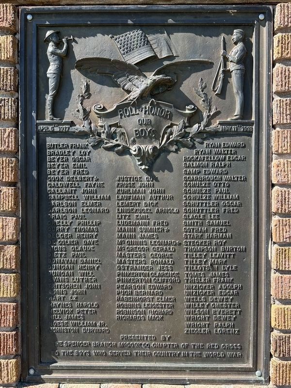 Roll of Honor Marker. Click for full size. Roll of Honor Marker image. Click for full size.