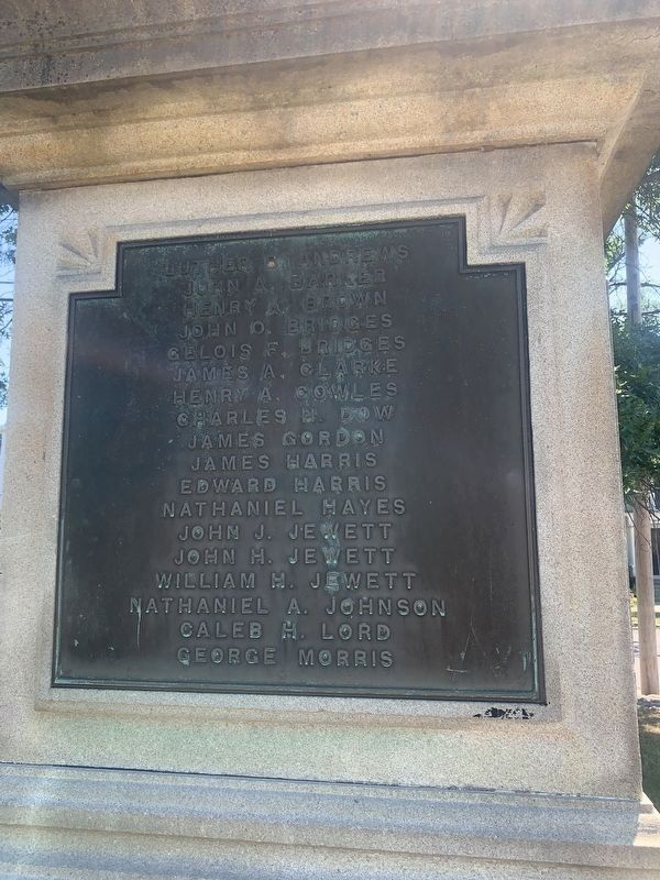 Names on Memorial (1) image. Click for full size.