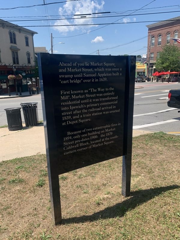 Market Street Marker. Click for full size. Market Street Marker image. Click for full size.