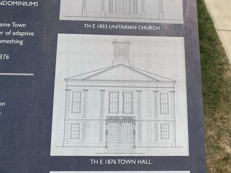 The 1876 Town Hall. Click for full size. The 1876 Town Hall image. Click for full size.