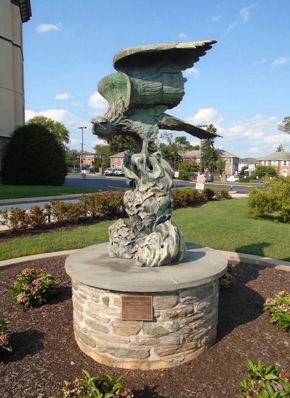Freedom's Pride Sculpture and Marker. Click for full size. Freedom's Pride Sculpture and Marker image. Click for full size.