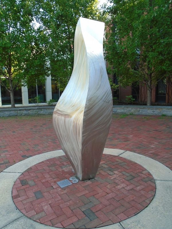 Millennium Flame Sculpture and Marker. Click for full size. Millennium Flame Sculpture and Marker image. Click for full size.