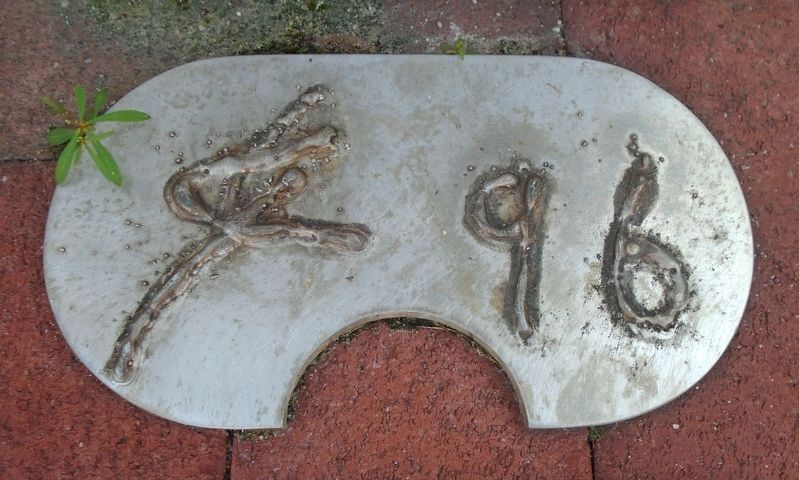 Millennium Flame Sculptor's Mark. Click for full size. Millennium Flame Sculptor's Mark image. Click for full size.