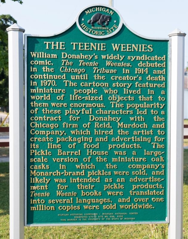 The Teenie Weenies side of marker. Click for full size. The Teenie Weenies side of marker image. Click for full size.