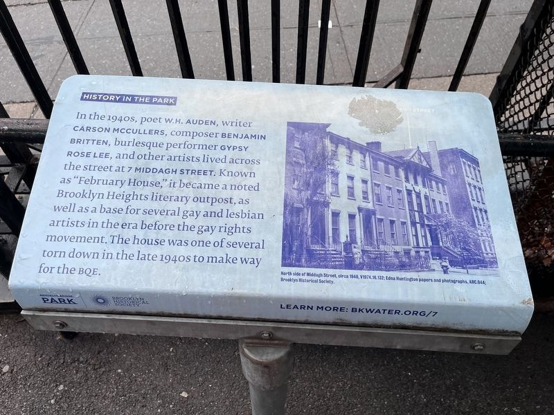 History in the Park Marker. Click for full size. History in the Park Marker image. Click for full size.