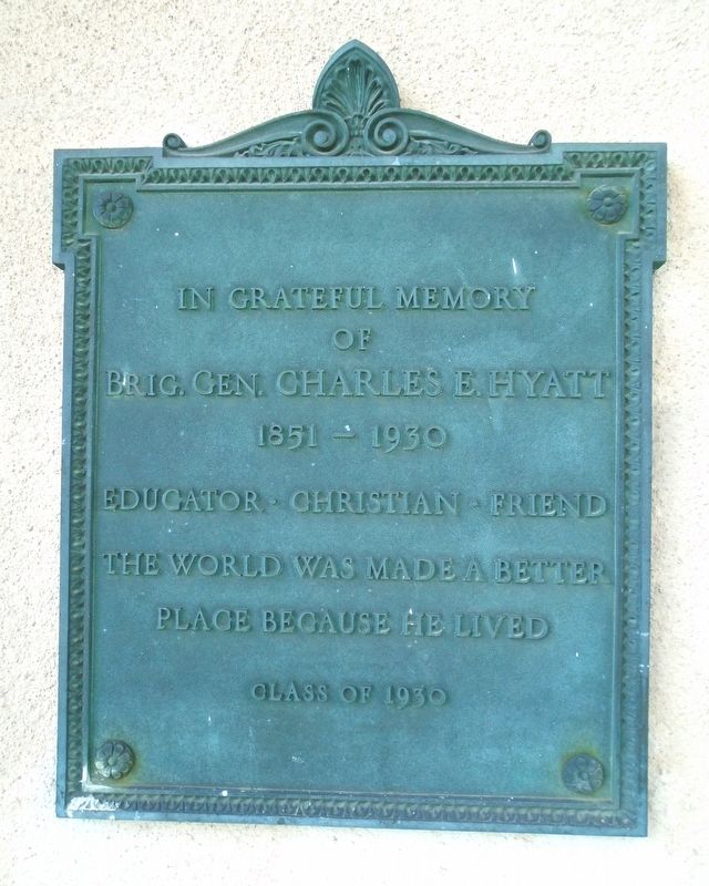 Brig. Gen. Charles E. Hyatt Marker image. Click for full size.