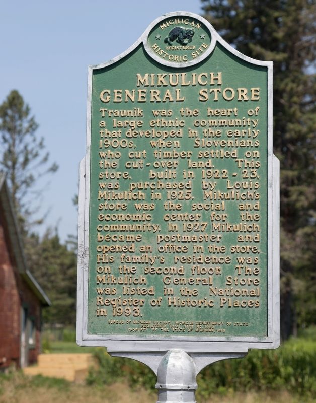 Mikulich General Store Marker. Click for full size. Mikulich General Store Marker image. Click for full size.