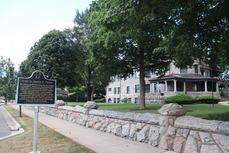 Joseph Doty (J.D.) Oliver / Home of Joseph D. Oliver Marker. Click for full size. Joseph Doty (J.D.) Oliver / Home of Joseph D. Oliver Marker image. Click for full size.