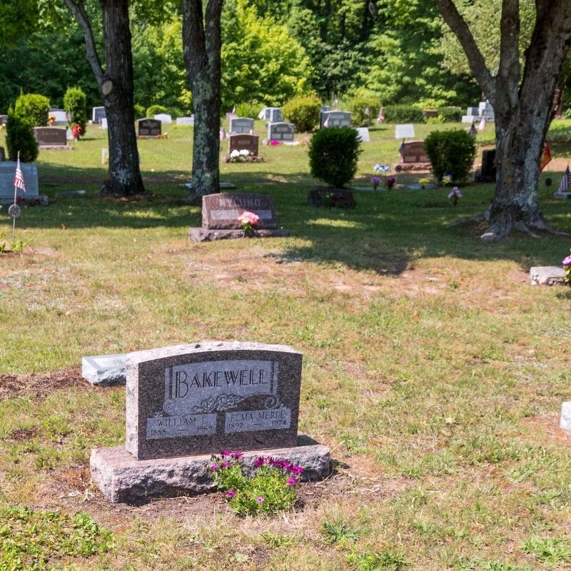William Bakewell’s Gravestone. Click for full size. William Bakewell’s Gravestone image. Click for full size.