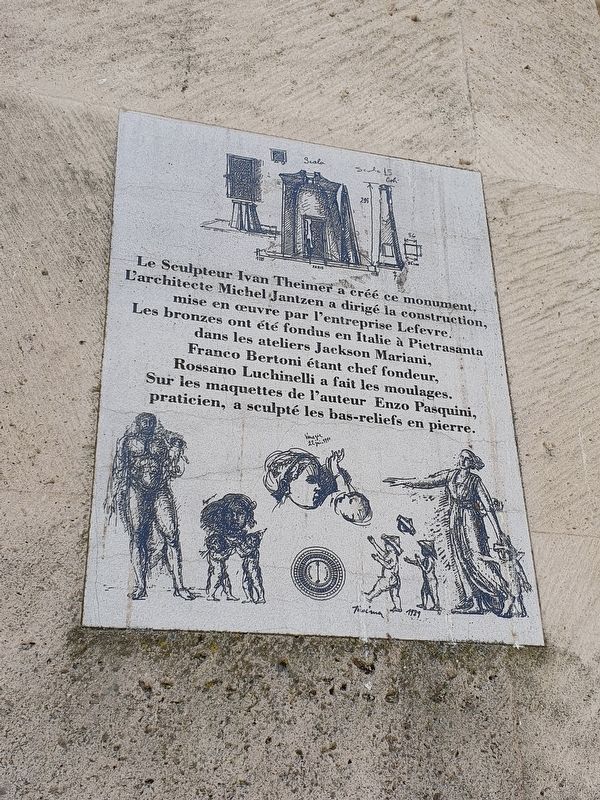 Proclamation of Human and Citizen Rights Memorial image. Click for full size.