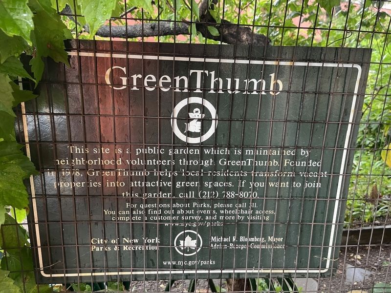 GreenThumb Marker. Click for full size. GreenThumb Marker image. Click for full size.