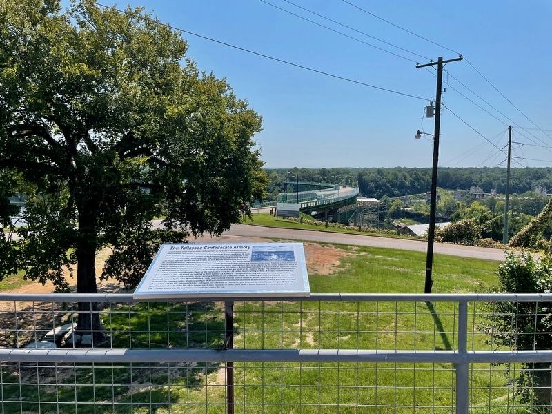 The Tallassee Confederate Armory Marker. Click for full size. The Tallassee Confederate Armory Marker image. Click for full size.