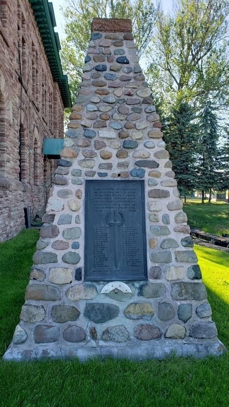 Sault Ste. Marie World War II Memorial. Click for full size. Sault Ste. Marie World War II Memorial image. Click for full size.