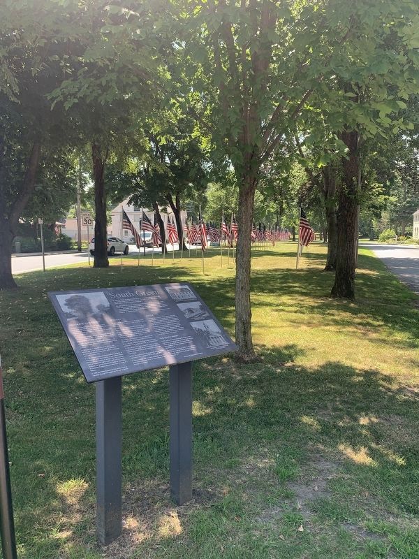 South Green Marker. Click for full size. South Green Marker image. Click for full size.