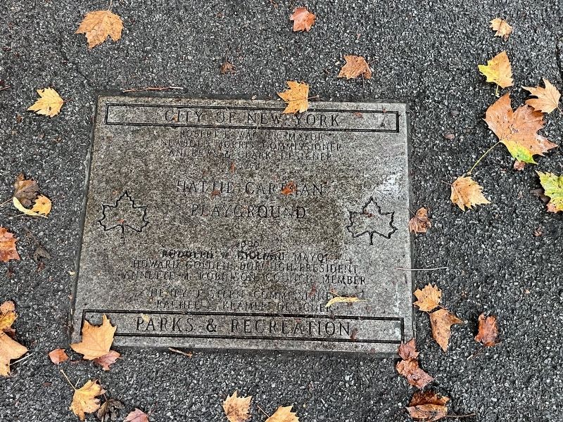 Dedication plaque for the park. Click for full size. Dedication plaque for the park image. Click for full size.