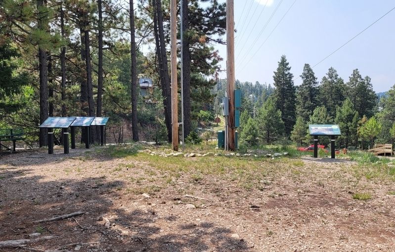 The view of the markers from the parking area image. Click for full size.