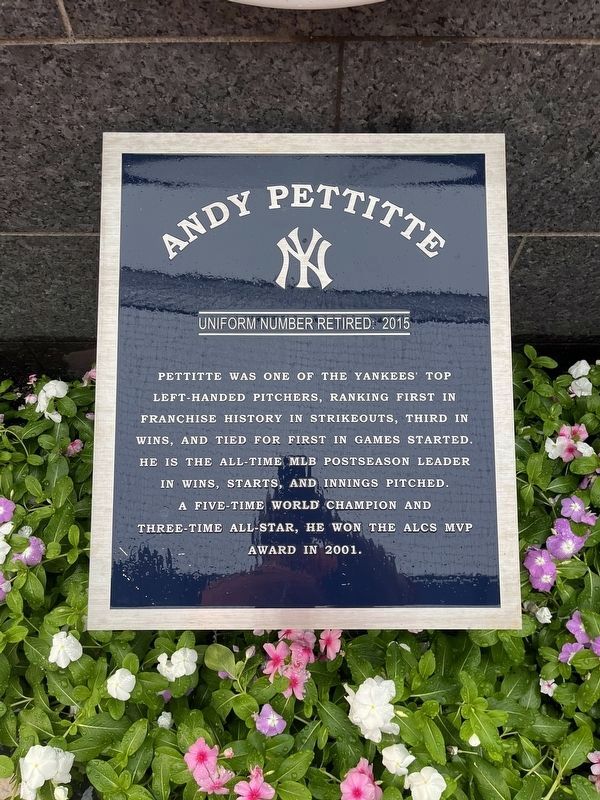 Andy Pettitte Marker. Click for full size. Andy Pettitte Marker image. Click for full size.