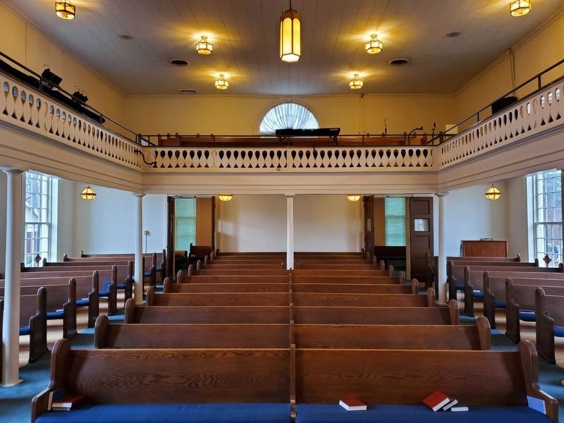 Hopewell Presbyterian Church nave and balcony taken from the chancel area image. Click for full size.