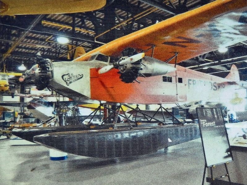 Marker detail: Fokker F.VIIb-3m. Click for full size. Marker detail: Fokker F.VIIb-3m image. Click for full size.