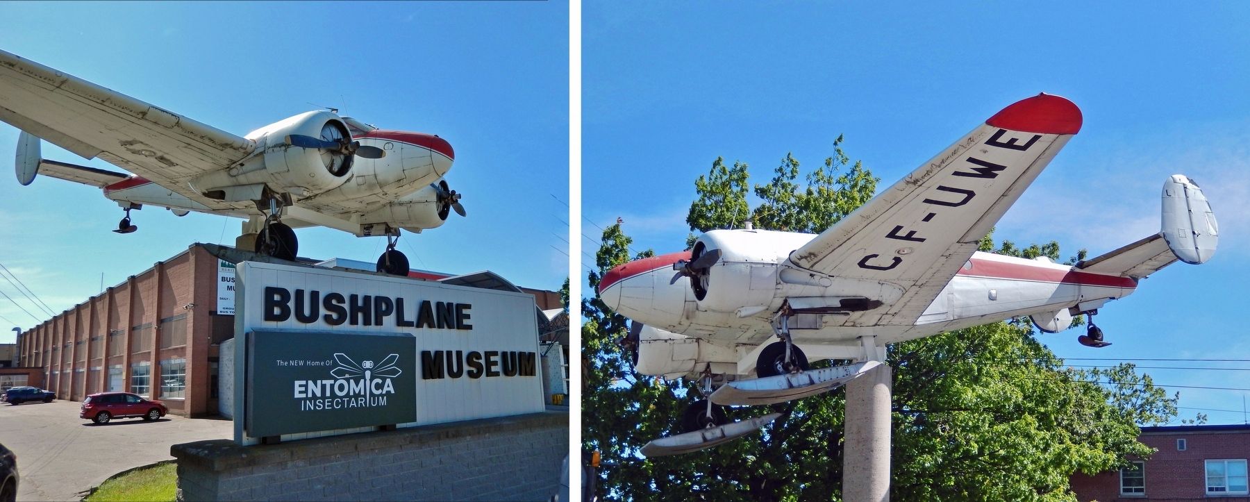 Bushplane Museum Sign & Beech 3T. Click for full size. Bushplane Museum Sign & Beech 3T image. Click for full size.