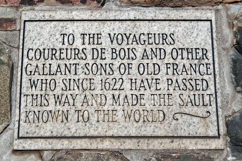 To The Voyageurs Marker. Click for full size. To The Voyageurs Marker image. Click for full size.