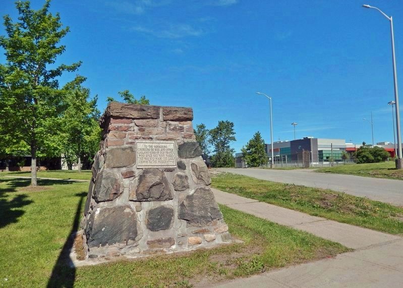 To The Voyageurs Marker Cairn. Click for full size. To The Voyageurs Marker Cairn image. Click for full size.