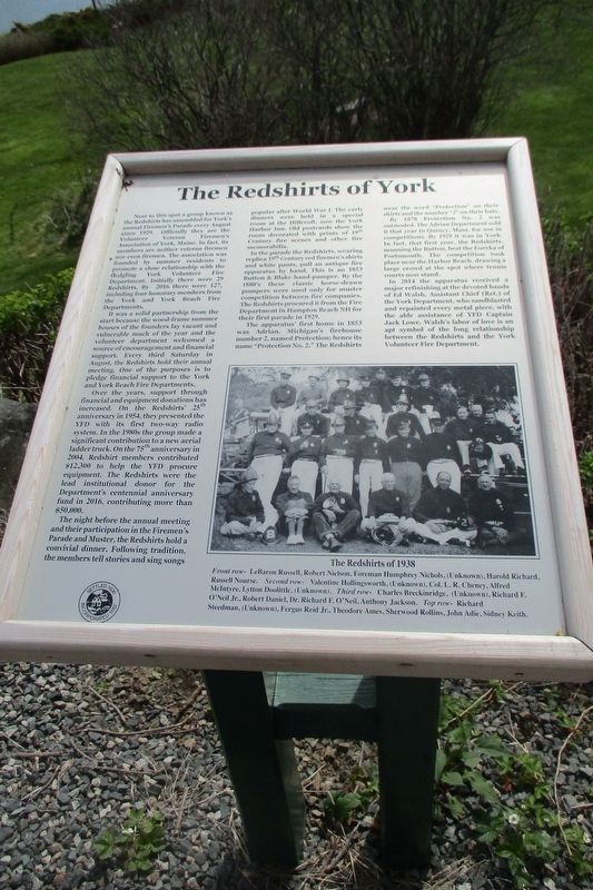 The Redshirts of York wayside image. Click for full size.