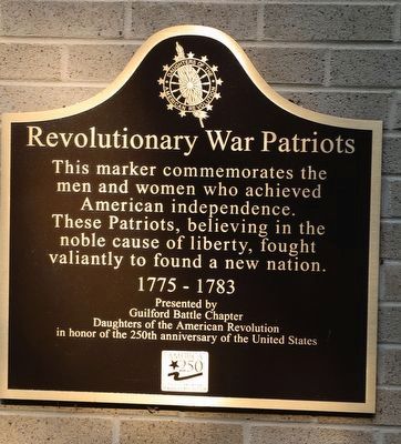 Revolutionary War Patriots Marker. Click for full size. Revolutionary War Patriots Marker image. Click for full size.