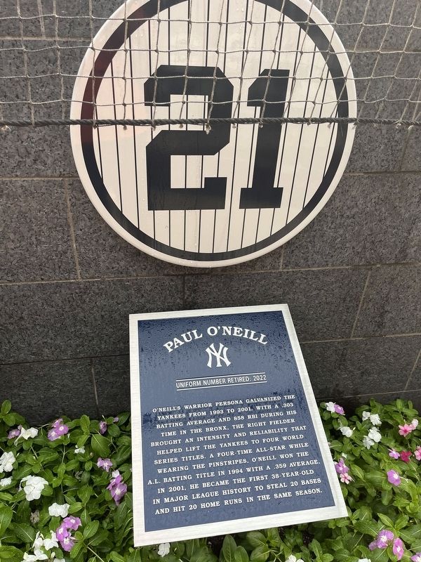Paul O'Neill Marker. Click for full size. Paul O'Neill Marker image. Click for full size.
