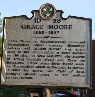 Grace Moore Marker image. Click for full size.