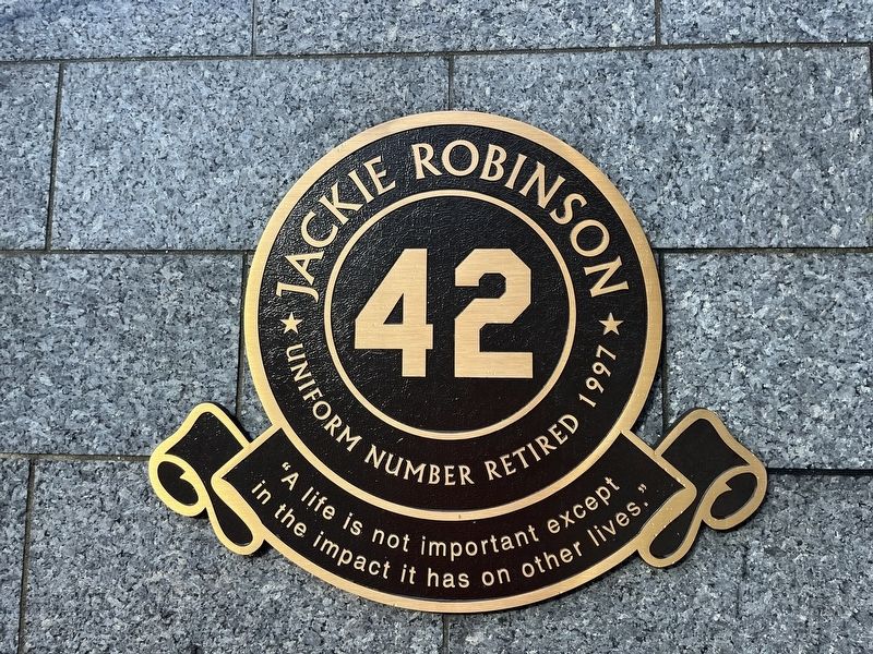 Jackie Robinson Marker. Click for full size. Jackie Robinson Marker image. Click for full size.
