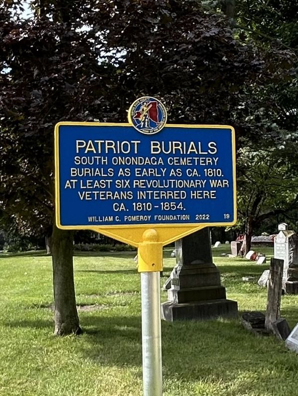 Patriot Burials Marker. Click for full size. Patriot Burials Marker image. Click for full size.
