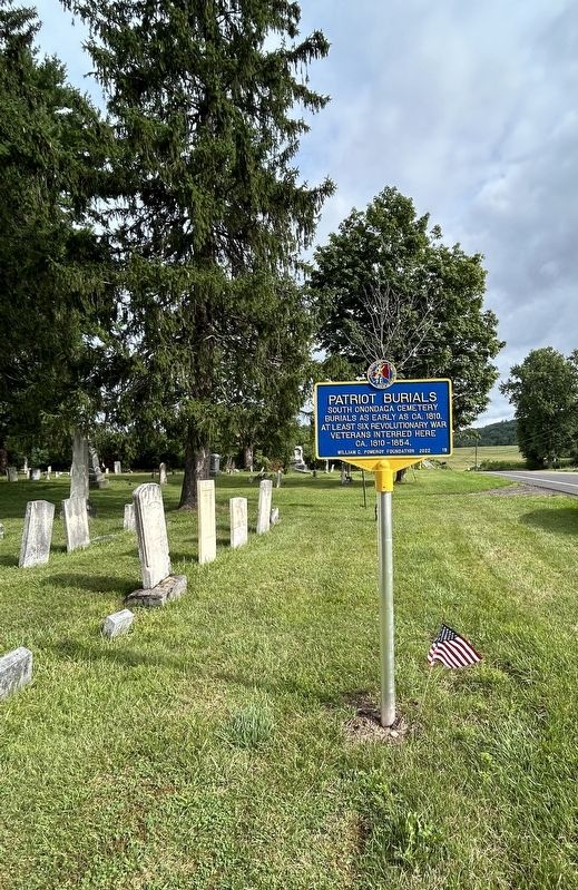 Patriot Burials Marker. Click for full size. Patriot Burials Marker image. Click for full size.