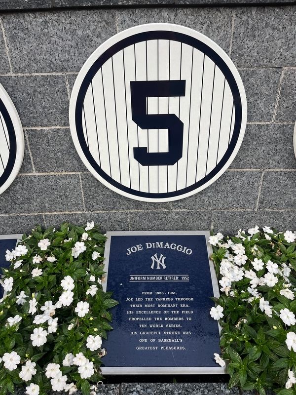 Joe DiMaggio Marker. Click for full size. Joe DiMaggio Marker image. Click for full size.