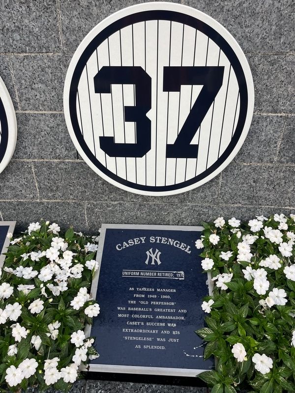 Casey Stengel Marker. Click for full size. Casey Stengel Marker image. Click for full size.