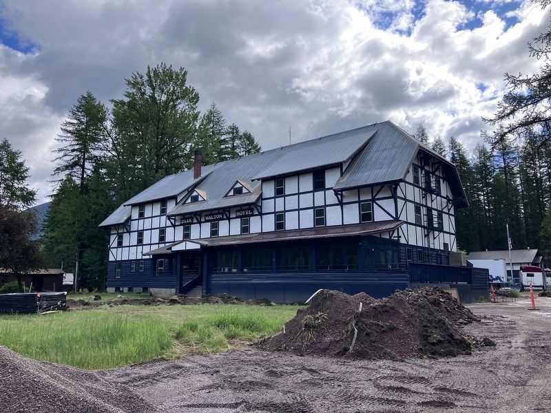 Izaak Walton Inn from the railroad tracks. Click for full size. Izaak Walton Inn from the railroad tracks image. Click for full size.