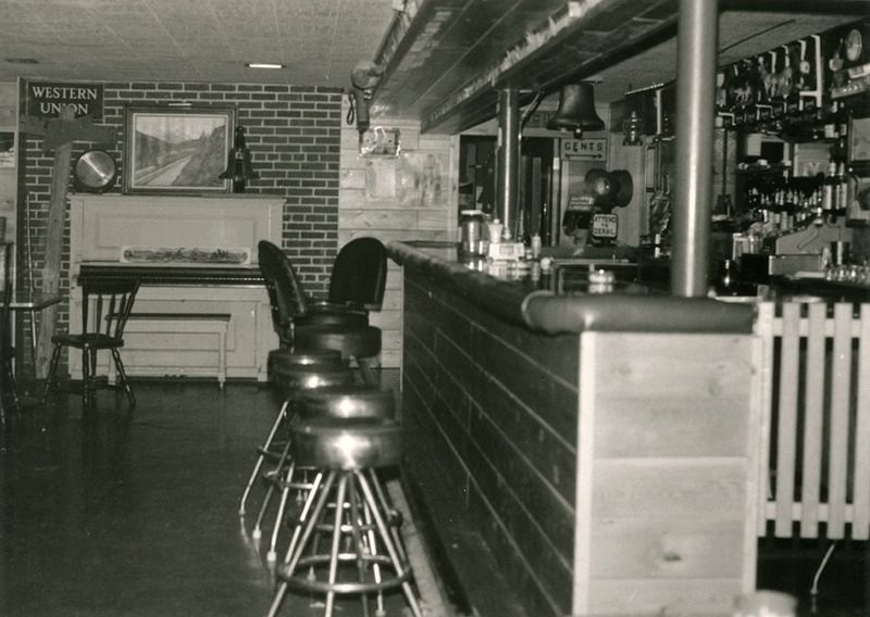 Historical interior photograph of the Izaak Walton Inn. Click for full size. Historical interior photograph of the Izaak Walton Inn image. Click for full size.