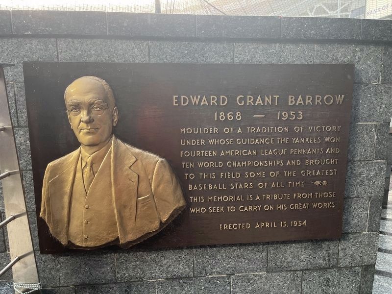 Edward Grant Barrow Marker. Click for full size. Edward Grant Barrow Marker image. Click for full size.
