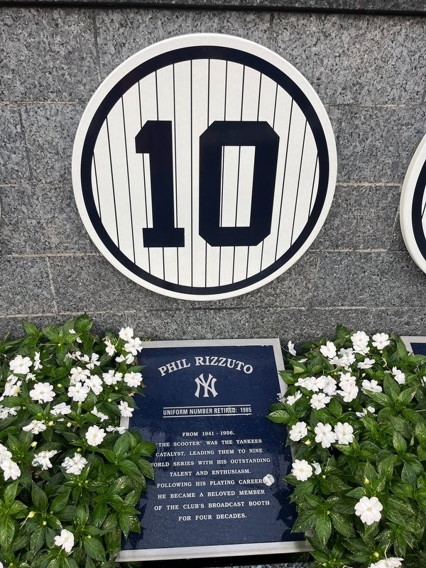 Phil Rizzuto Marker. Click for full size. Phil Rizzuto Marker image. Click for full size.