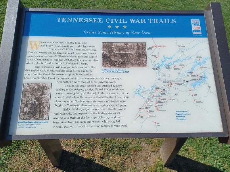 Tennessee Civil War Trails Marker. Click for full size. Tennessee Civil War Trails Marker image. Click for full size.