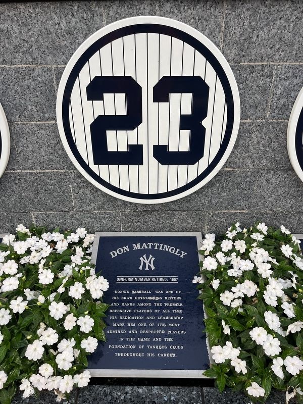 Don Mattingly Marker image. Click for full size.