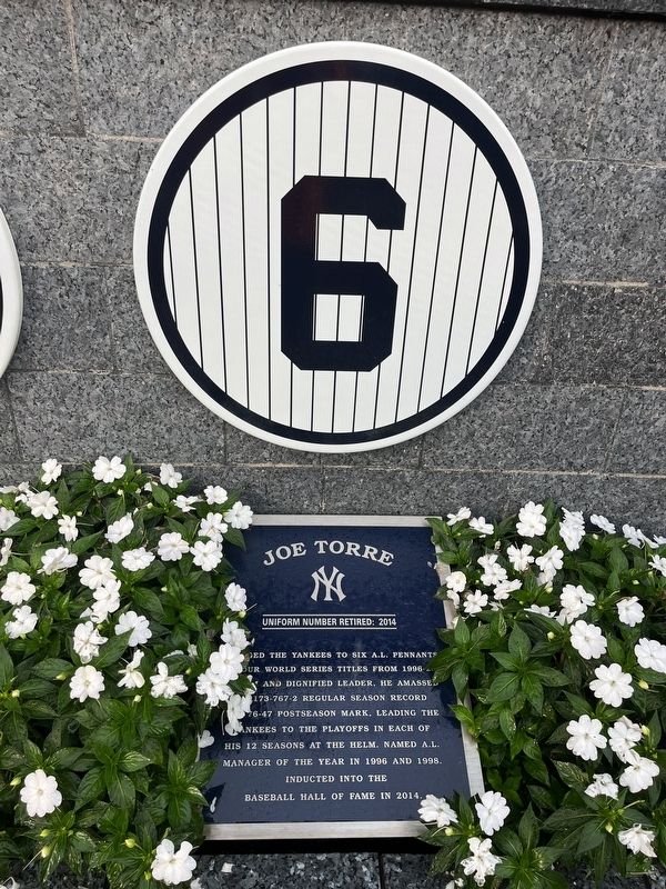 Joe Torre Marker image. Click for full size.