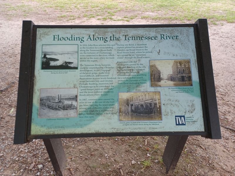Flooding Along the Tennessee River Marker. Click for full size. Flooding Along the Tennessee River Marker image. Click for full size.